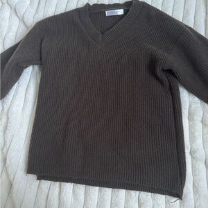 juniors brown sweater